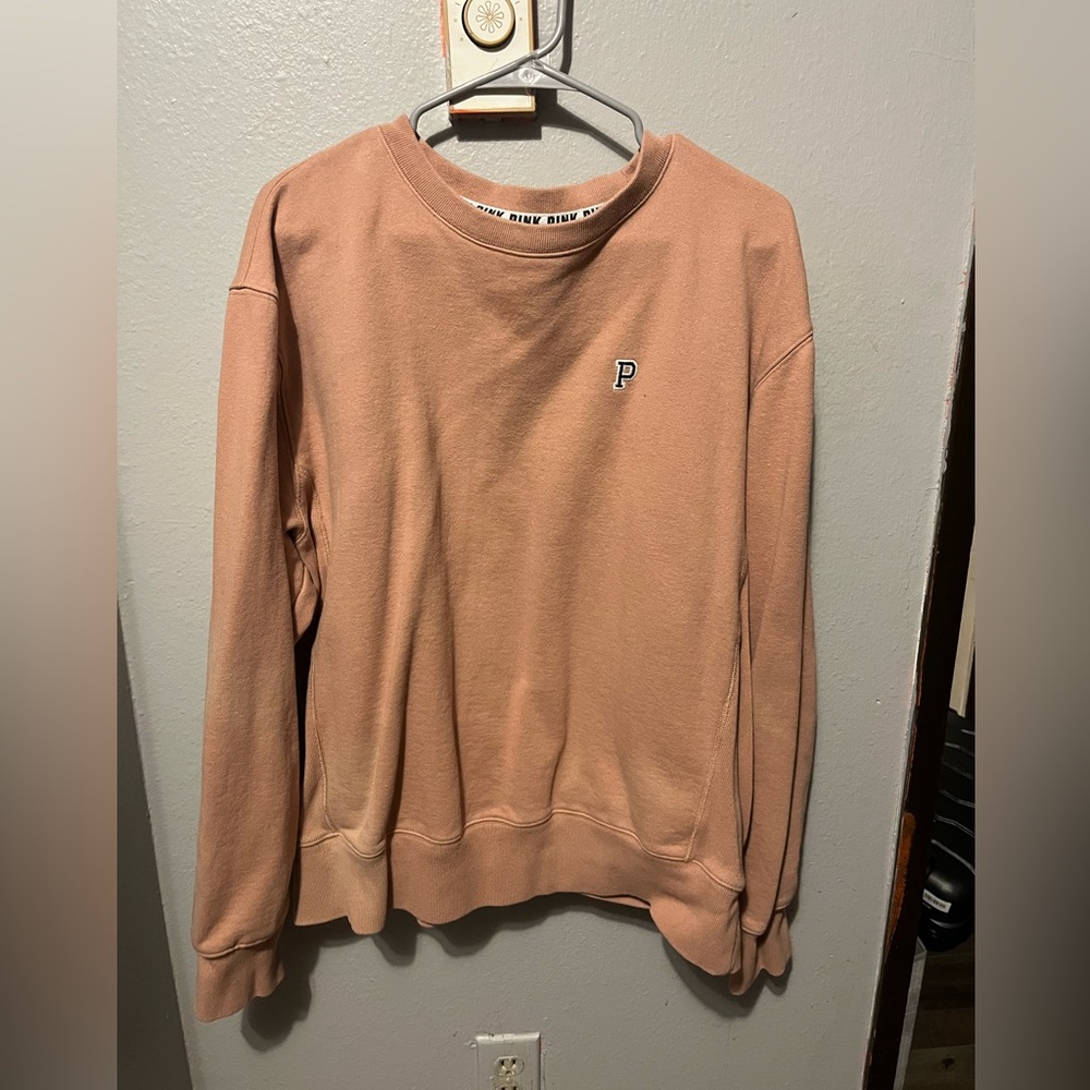 peachy crewneck